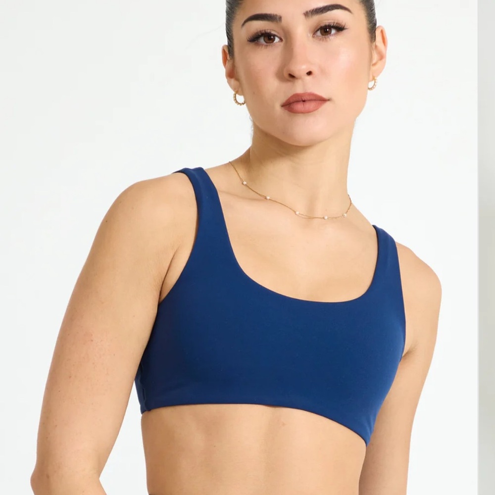 BuffBunny Double Dip Butter Sports Bra in Indigo Shadow - Picture 3 of 4